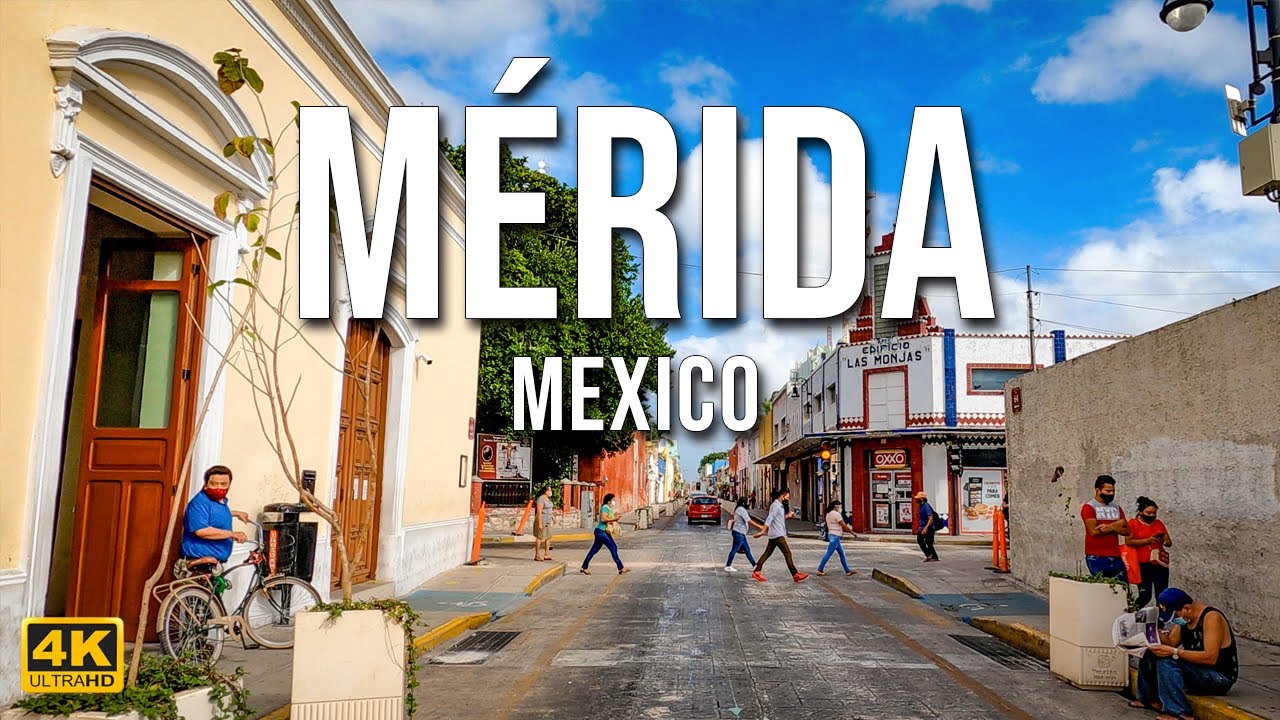 Merida Downtown Drive [4K] | Yucatán | Mexico