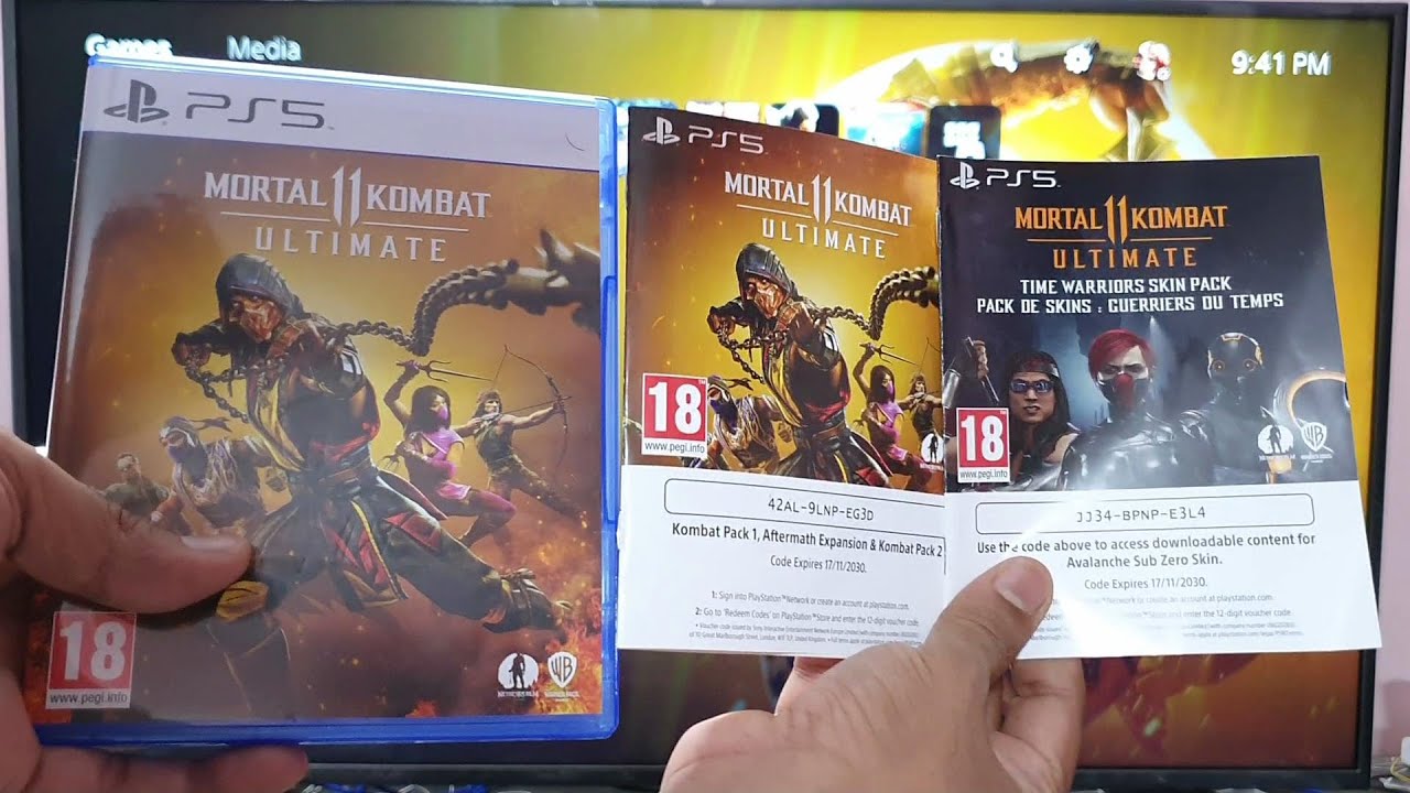 Как активировать код Ultimate для Mortal Kombat 11 на консоли PS5? Kombat Pack 1 и 2, Aftermath