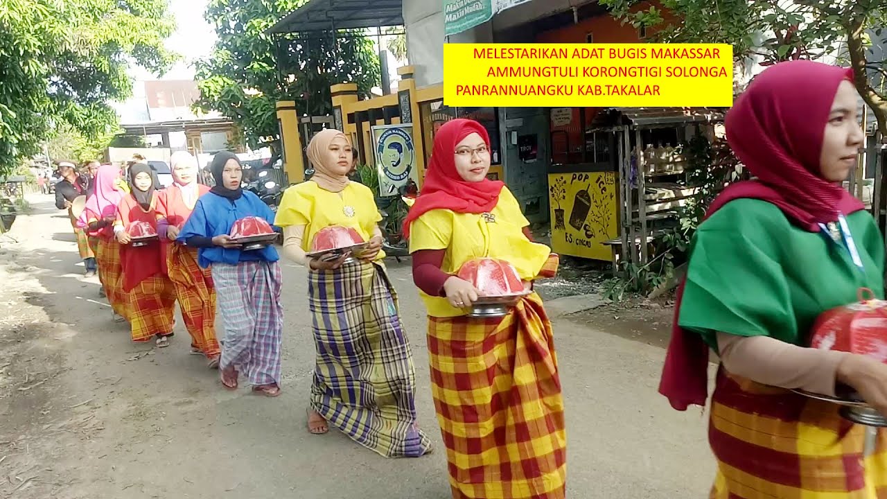 Tradisi adat budaya bugis makassar warisan nenek moyang terdahulu.
