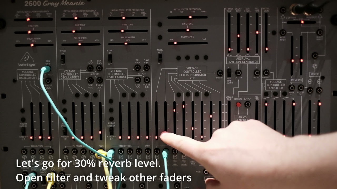 Behringer 2600 Gray Meanie - Filter and Reverb (Duophony)