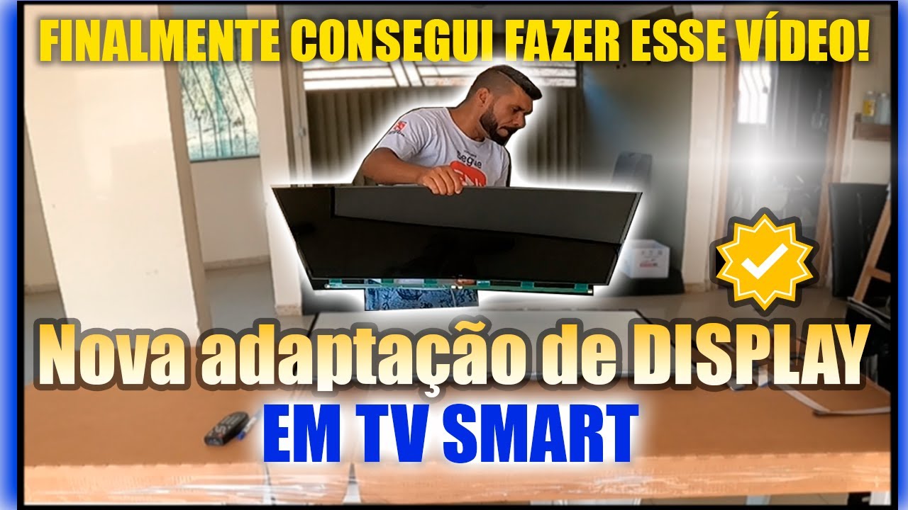 Adaptação de display 42 sony em samsung 43
