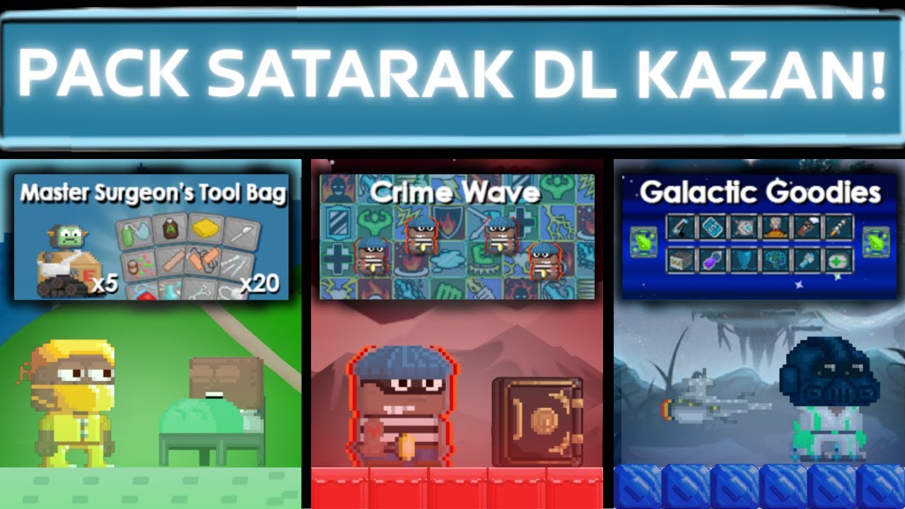 Growtopia Pack Satarak DL Kazan! | Nasıl Profit Yapılır? | Vend İşletme Serisi #2