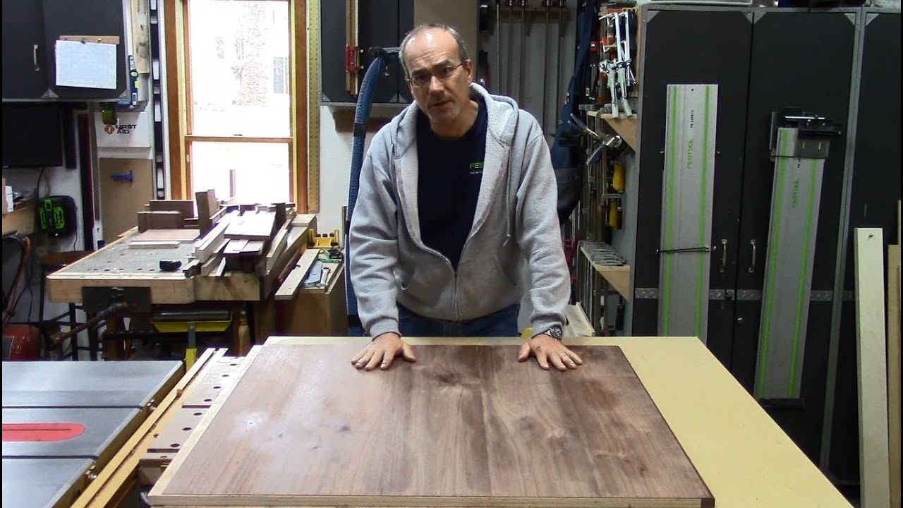Butterfly Leaf Dining Table 7 - Vacuum Press Veneering and Shop Sawn Veneer