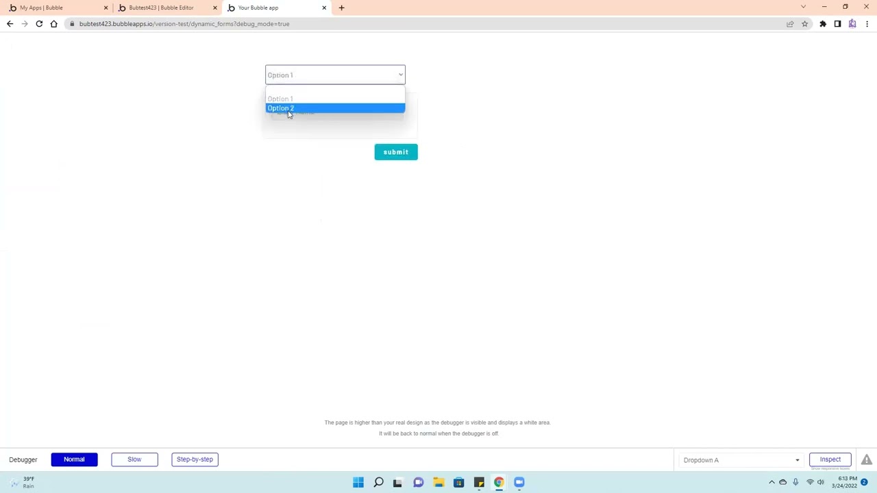 How to create dynamic forms on bubble.io