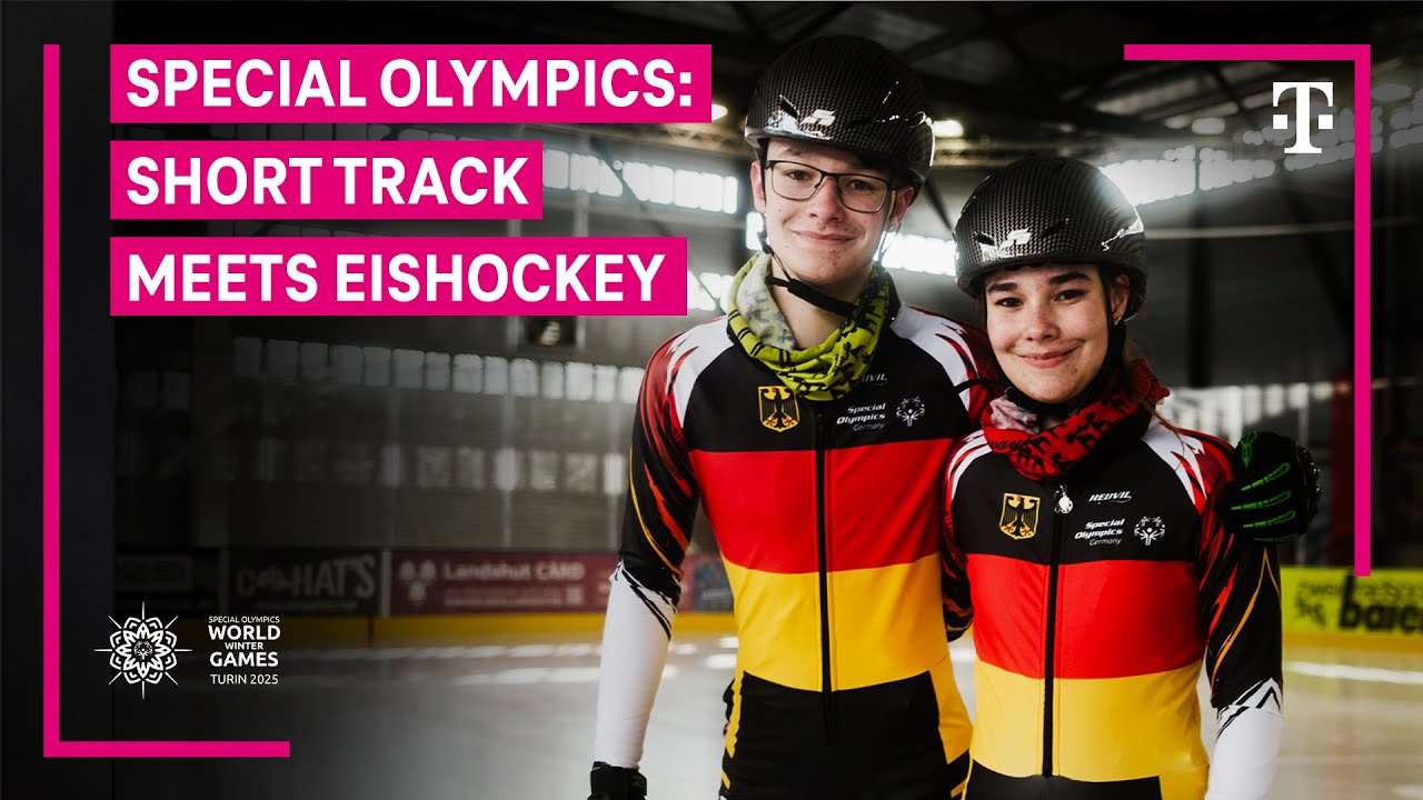 Road to Turin: Short Track mit Justin & Sophie Dziadek | Special Olympics | Telekom