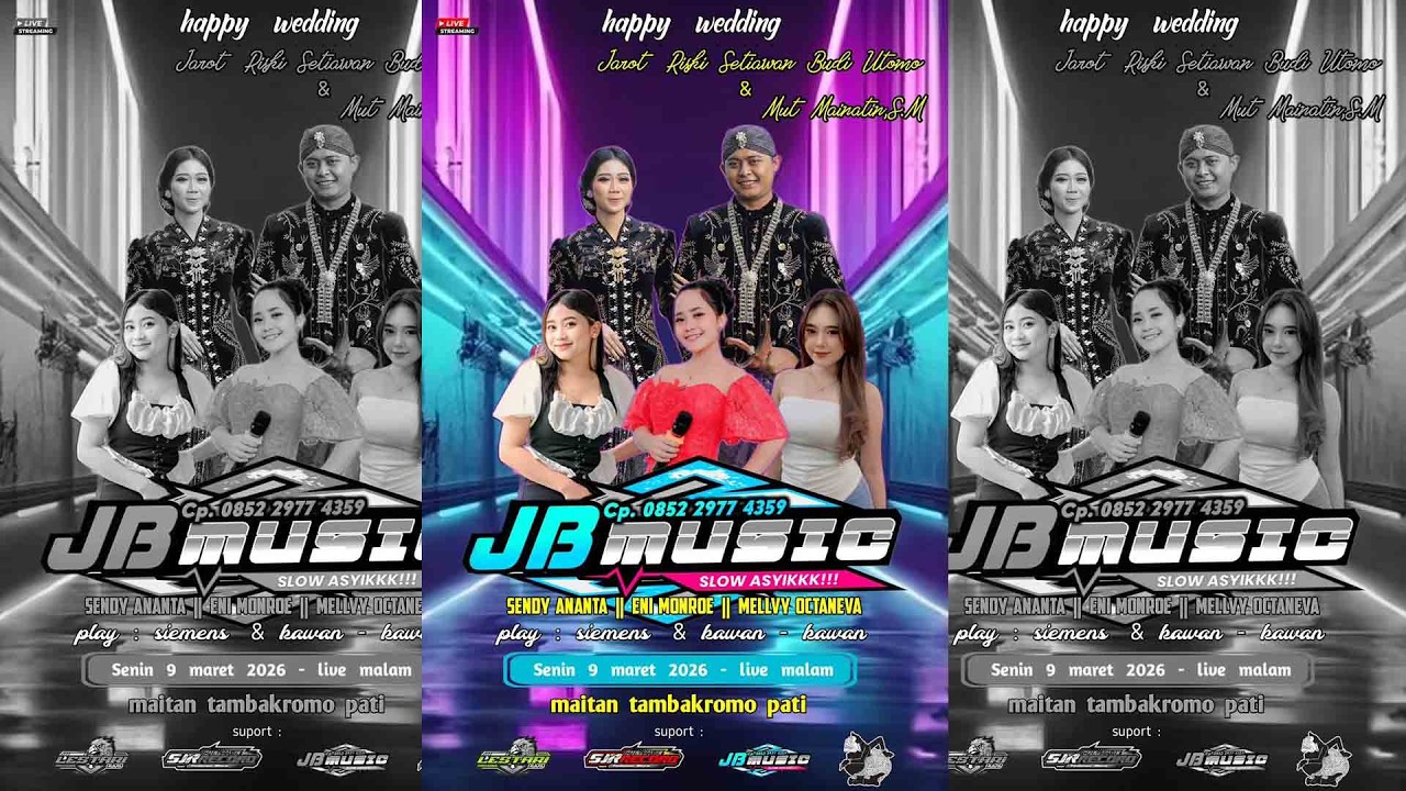 🔴Live Strem | JB MUSIC | SLOW ASIK || WEDDING PARTY JAROT & IMUT | SJR HD PRO || LESTARI AUDIO LIVE