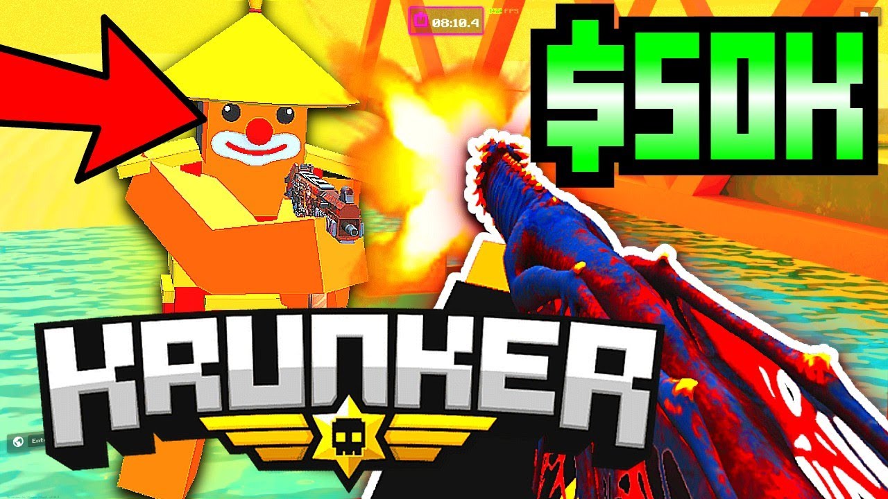 Krunker PLAYING *1st Place* CUSTOM GAME! ($50K Competition)