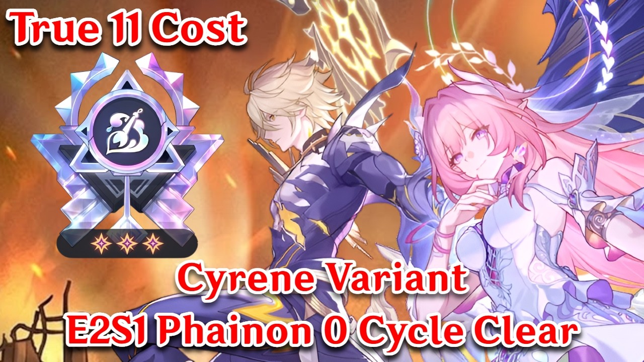 PHAINON DID IT AGAIN! E2S1 Phainon 0 Cycle Clear 33 MIL HP Graphia Showcase | Honkai Star Rail 4.4
