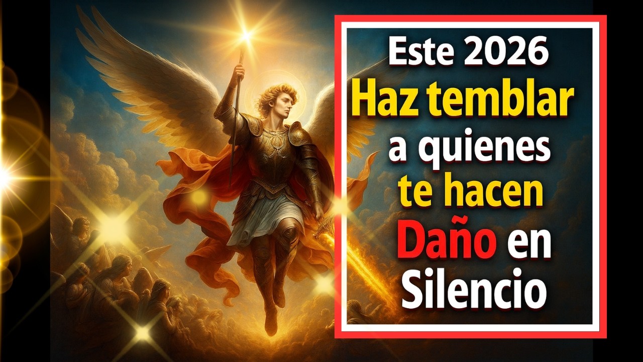 ORACIÓN MILAGROSA: ESTE 2026 Invoca a SAN MIGUEL en tus batallas internas | Tu Apertura de caminos🙏