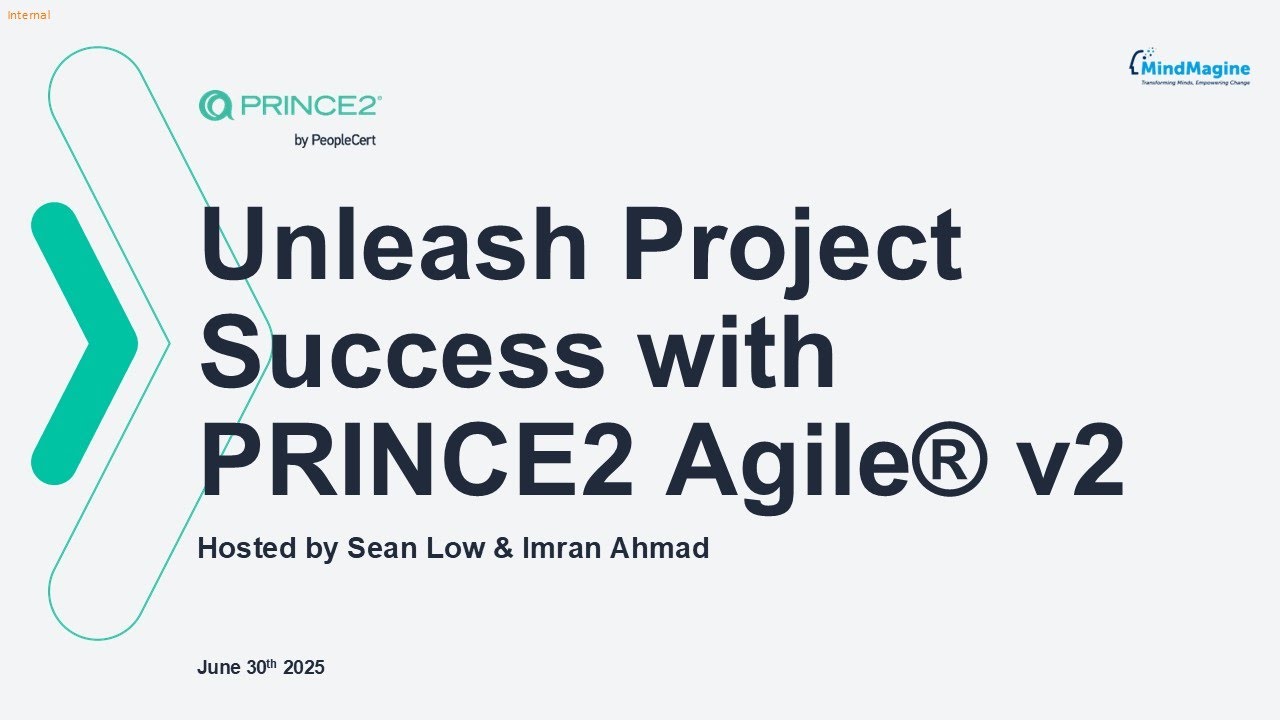 Structure Meets Agility Smarter Project Control with PRINCE2 Agile&reg; v2 - Webinar Recording