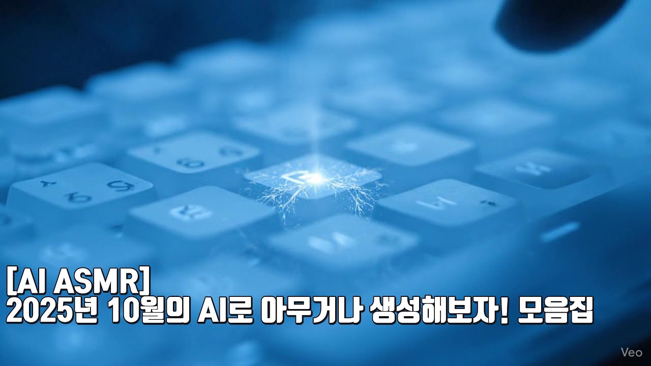 [AI ASMR] 2025년 10월의 AI로 아무거나 생성해보자! 모음집(Let's Generate Anything with AI! Compilation-October 2025)