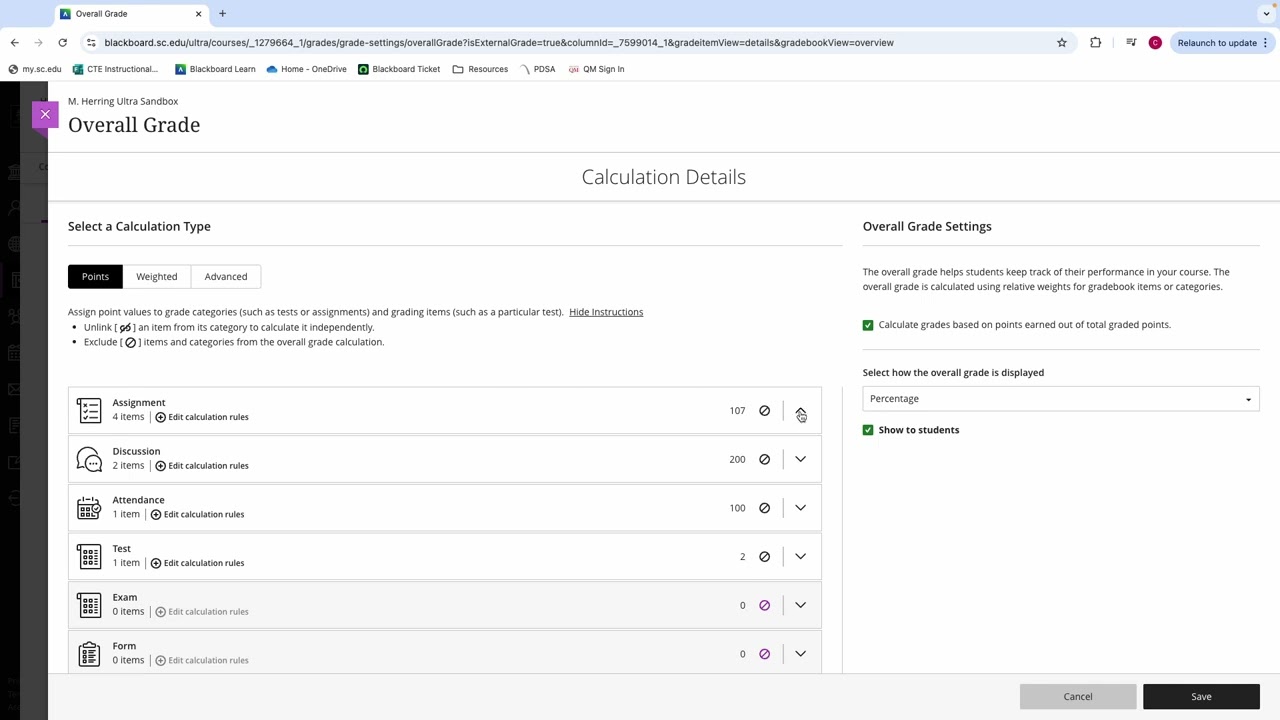 Setting Up Gradebook in Blackboard Learn Ultra Course View