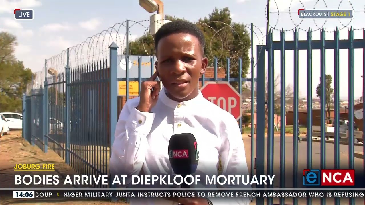 Joburg Fire | Bodies arrive at Diepkloof mortuary
