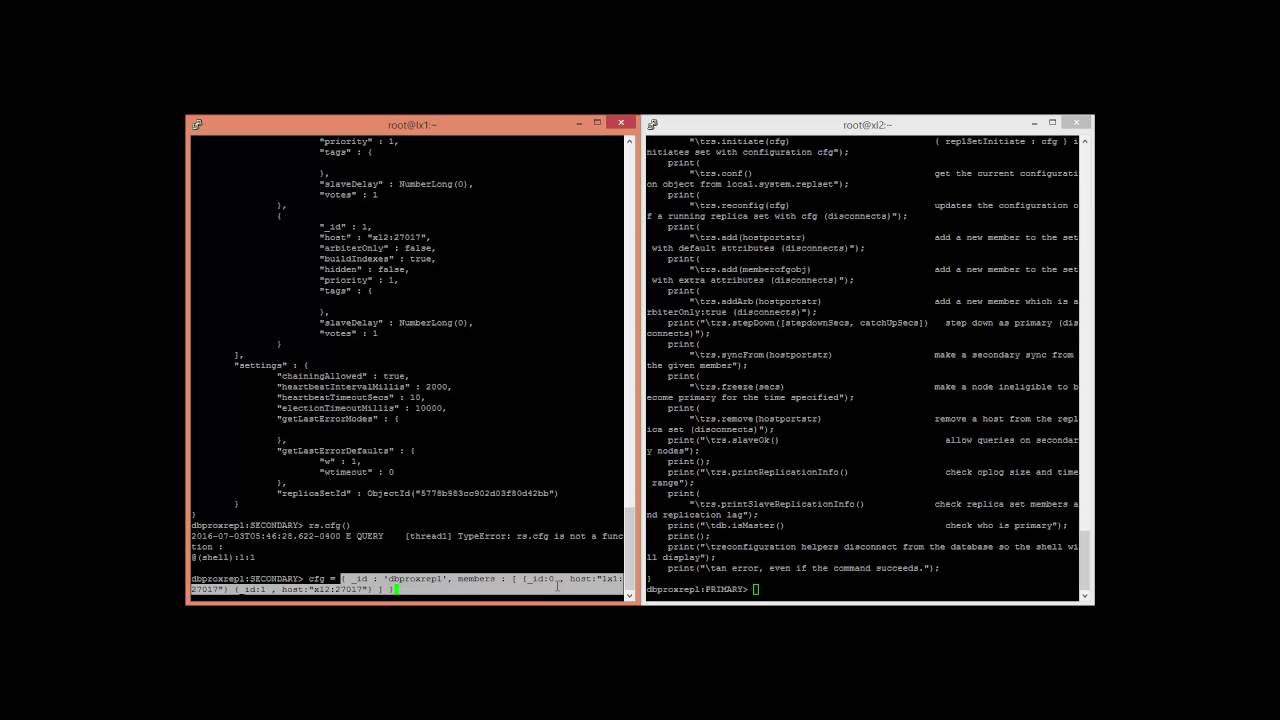 Setup MongoDB Replication
