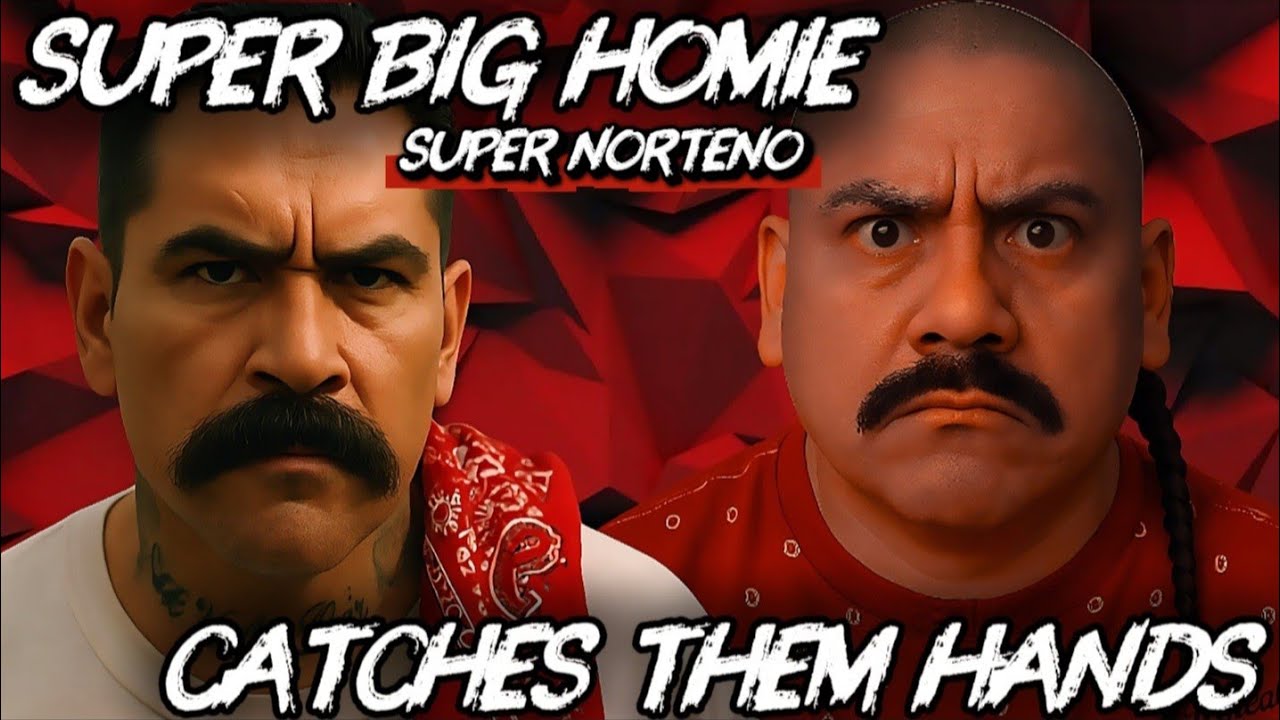 SUPER NORTENO : SUPER BIG HOMIE CATCHES THEM HANDS FROM AN ACTIVATED RICK