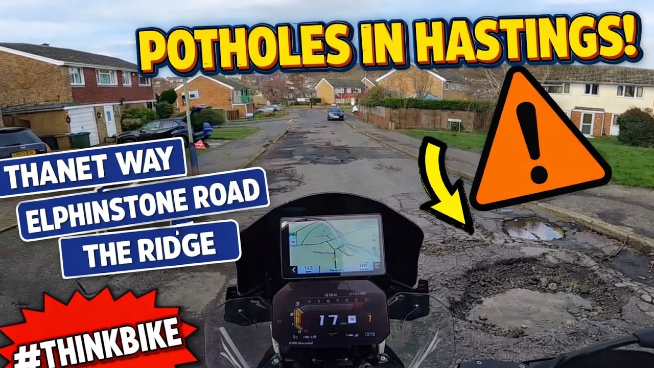 Riding Through Hastings’ WORST Potholes (Thanet Way & The Ridge)