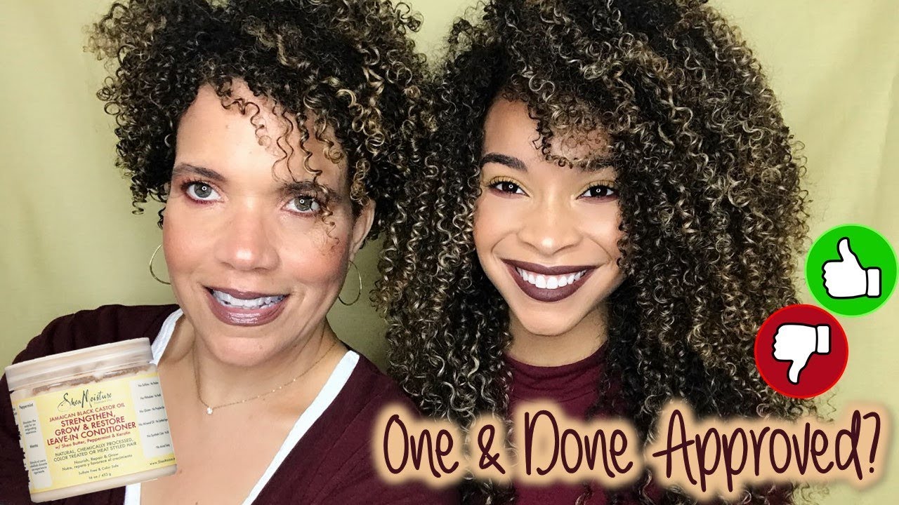 One & Done | Shea Moisture Jamaican Black Castor Oil Leave-In Conditioner | Old Formula