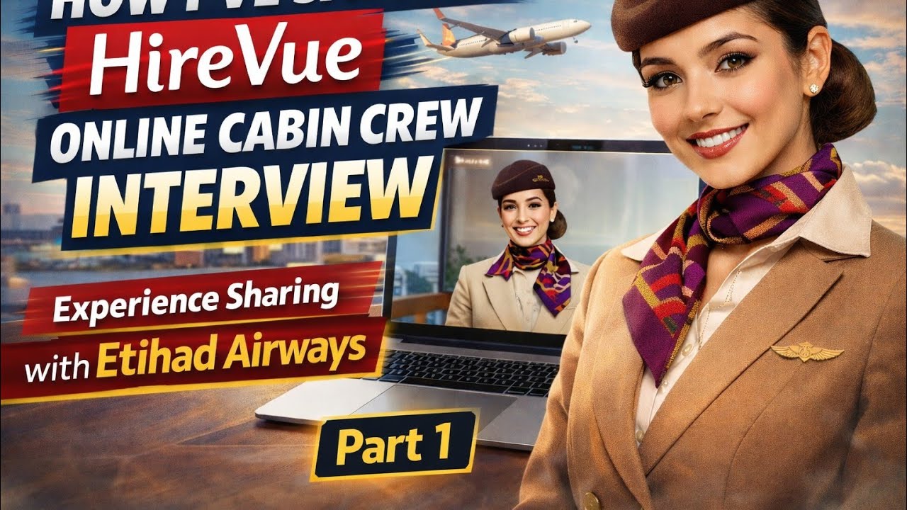 Ethihad Cabin Crew Video Interview Accessment  Experience sharing !Part 1 ( my own experience)