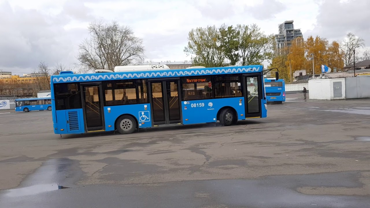Показательное выступление ГУП Мосгортранс на машинах  Лиаз 4292