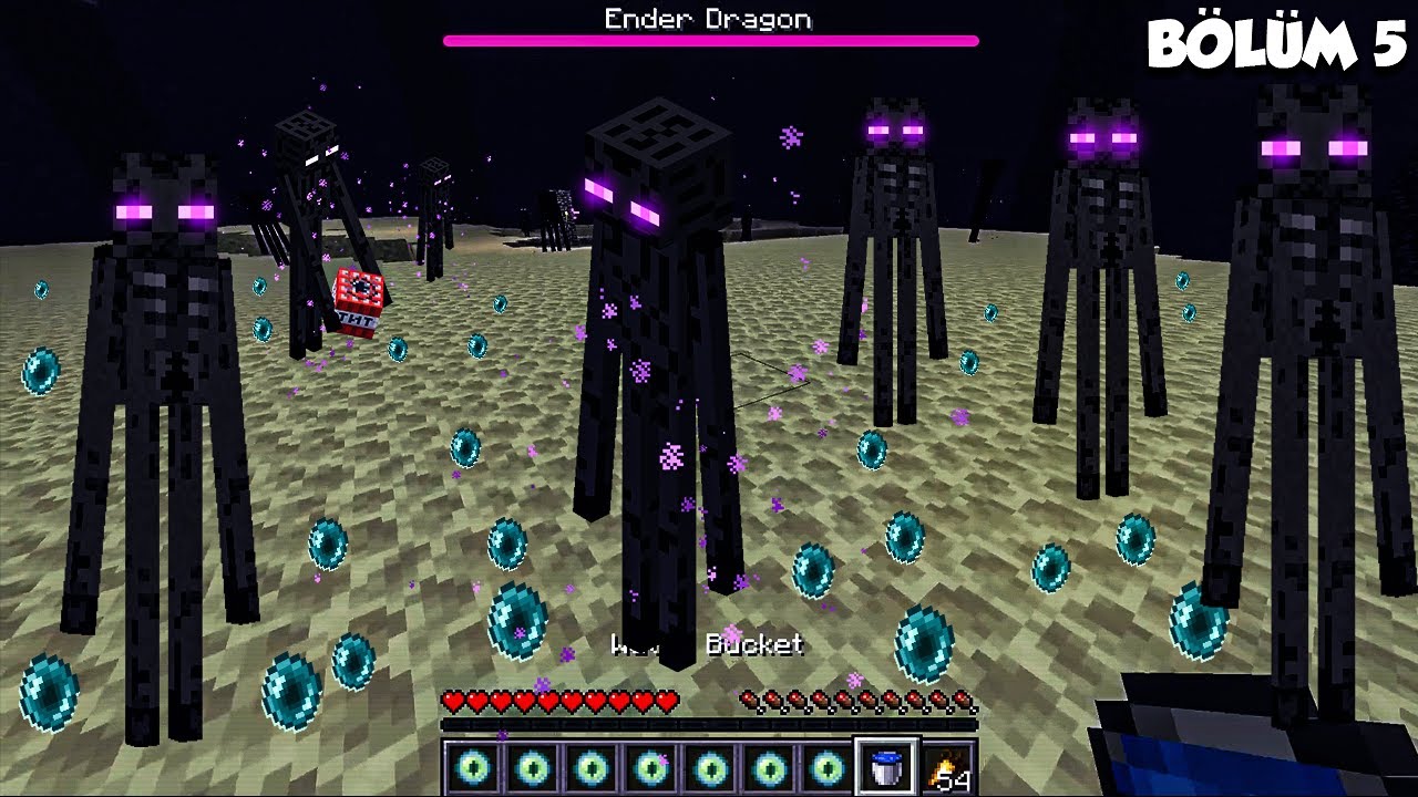 EJDERHAYI KESMEYE ADIM ADIM! ( ENDERMAN KESTİK!! 😱 ) - Bölüm #5