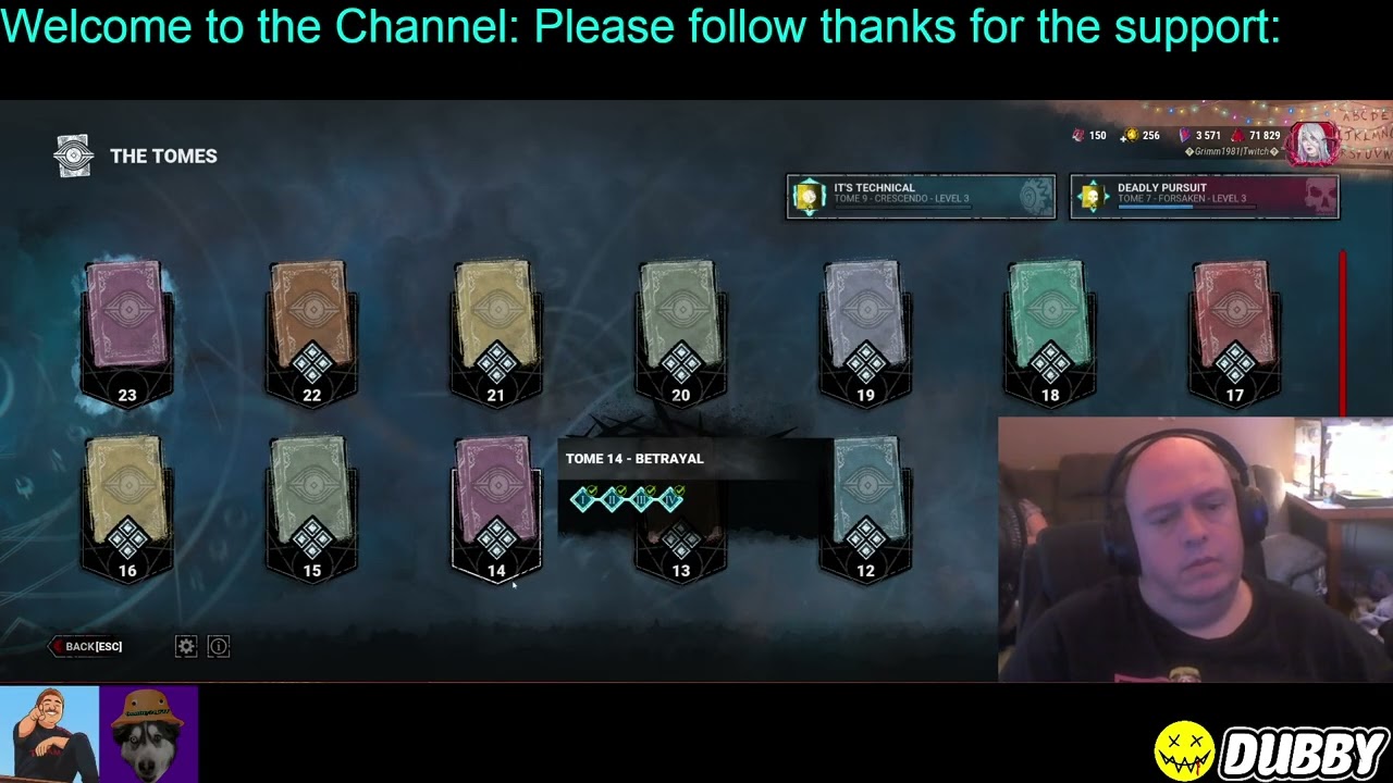 18+P 100 NeaSable Hanging with Bad Ass Grimm  Happy Wednesdays Night Playing Dead By Daylight