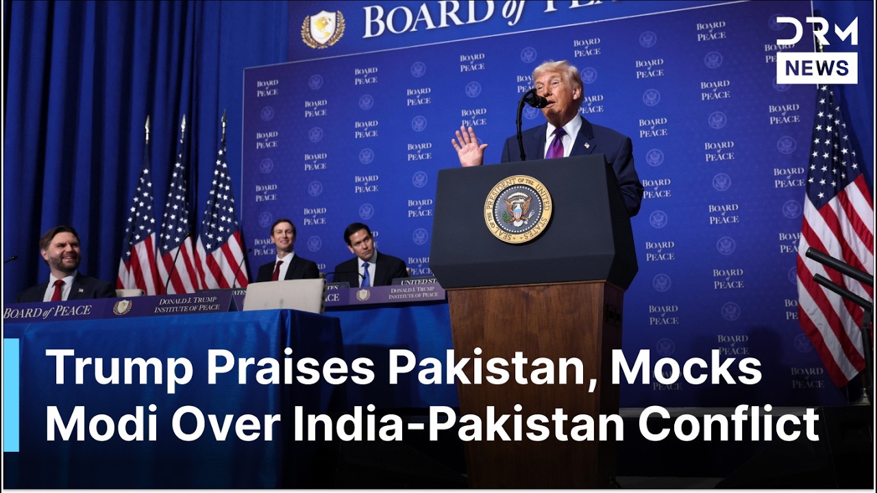 Trump Heaps Praise on Pakistan PM, Field Marshal, Mimics Indian PM Modi at Board of Peace | AC1G