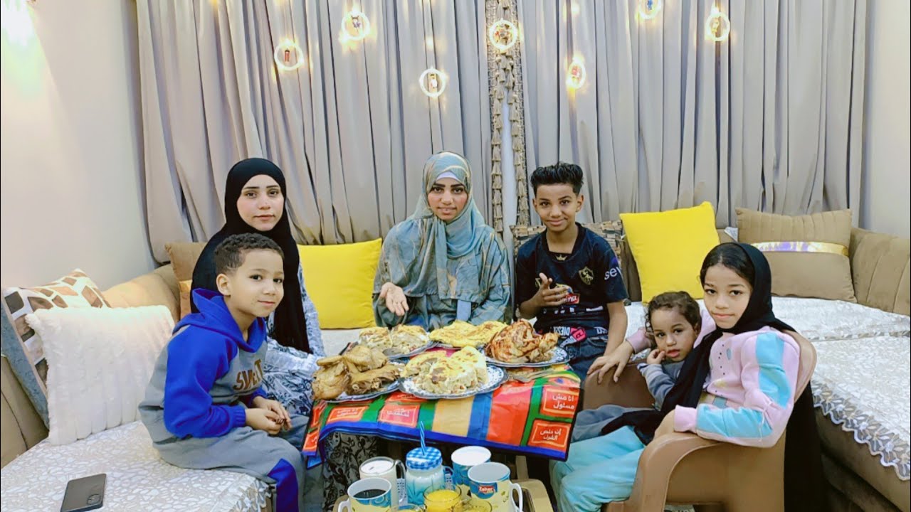 ابهرتهم النهارده بعزومه تاني يوم رمضان ماهوه جاي بخيره من جمال الفطار👌
