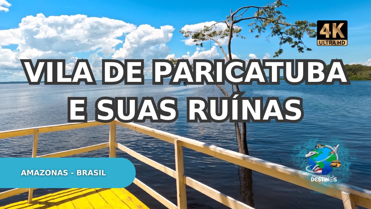 VILA DE PARICATUBA COM RESTAURANTES FLUTUANTES E SUAS RUÍNAS. #viagem #travel #amazon