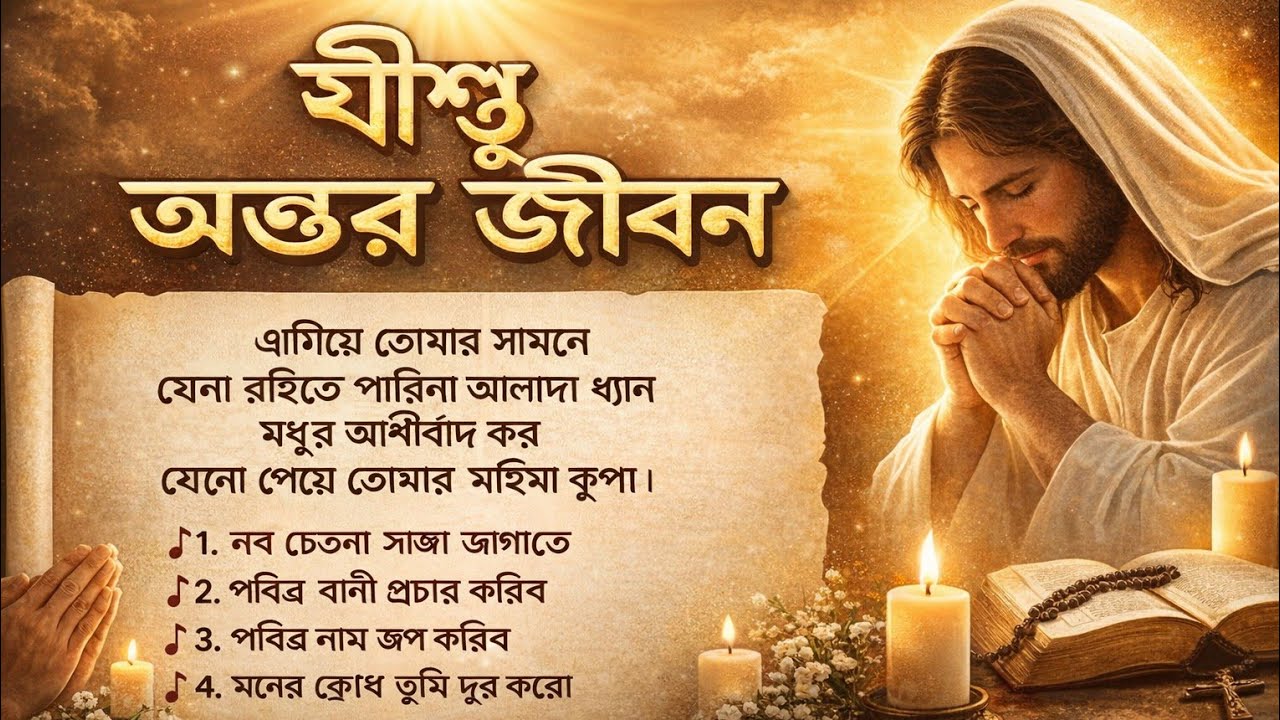 যীশু অন্তর জীবন 🙏 | Heart Touching Jesus Bangla Song | New Christian Bhajan 2026