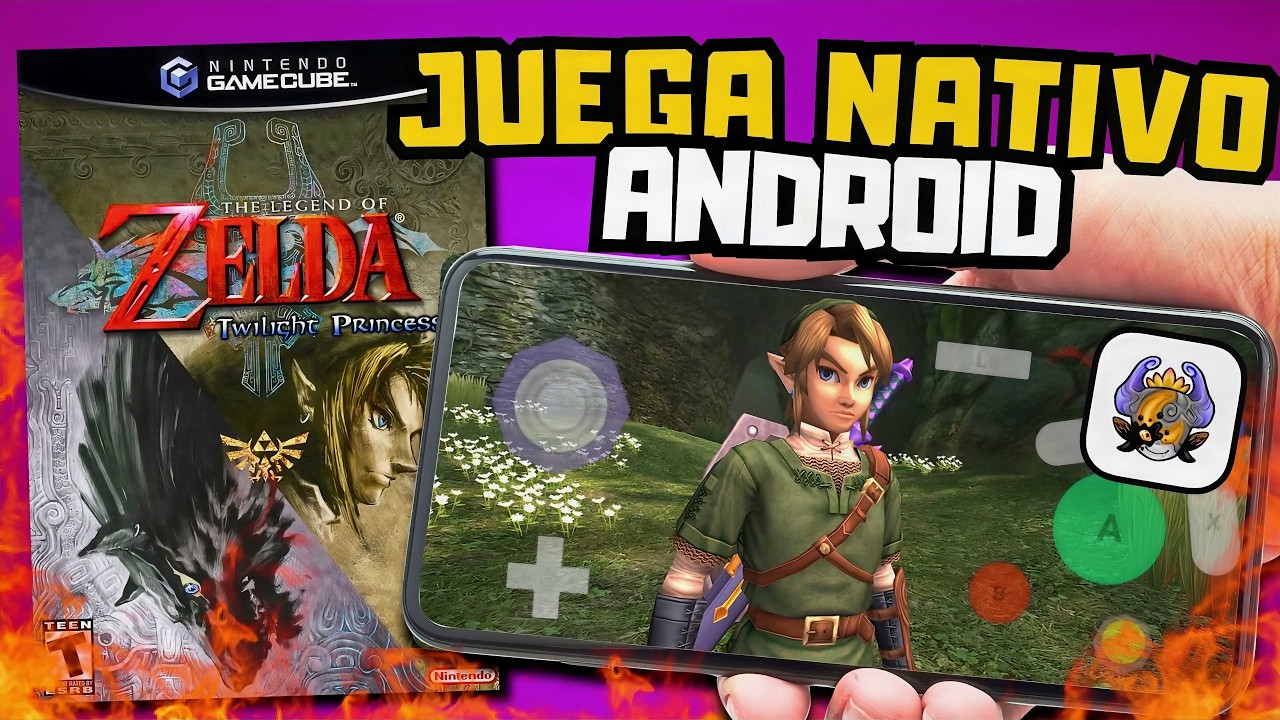 ✅Como JUGAR Zelda TWILIGHT PRINCESS PORT ANDROID Facil y Rapido (GAMA BAJA)