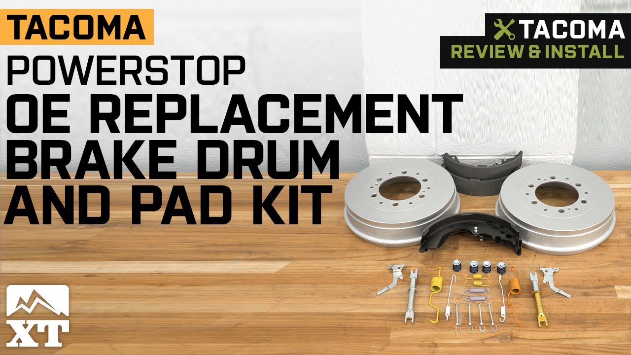 2005-2022 Tacoma PowerStop OE Replacement 6-Lug Brake Drum and Pad Kit Review & Install