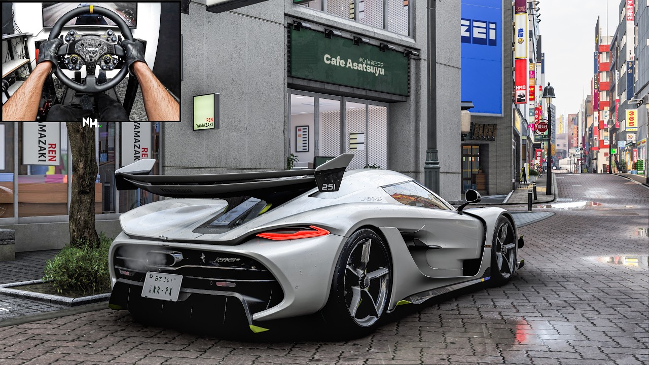 Koenigsegg Jesko | Forza Horizon 6 | Steering Wheel Gameplay