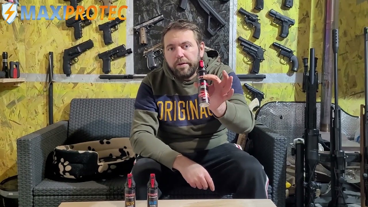 Bombe lacrymog&egrave;ne 75mL VPROTEC GAZ, GEL  ou POIVRE