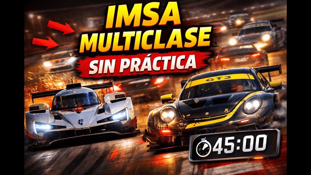 Sin práctica, sin miedo | Remontada GT3 en IMISA Multiclase