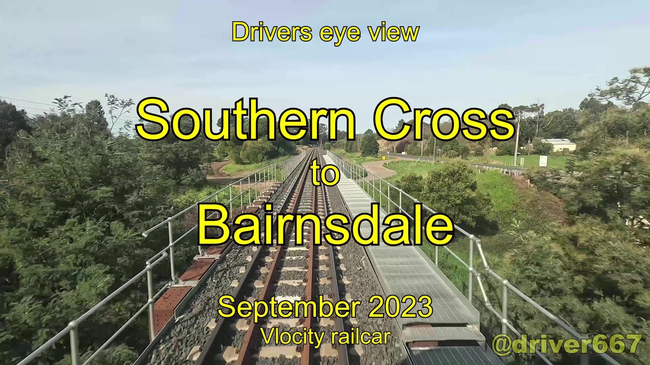 Drivers eye view, Southern Cross to Bairnsdale, Sep 2023