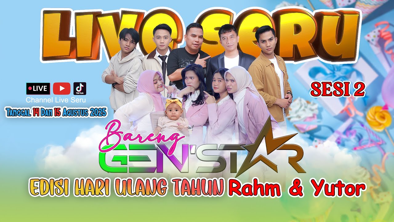 🔴 LIVE SERU SPESIAL ULANG TAHUN RAHM [sesi 2]