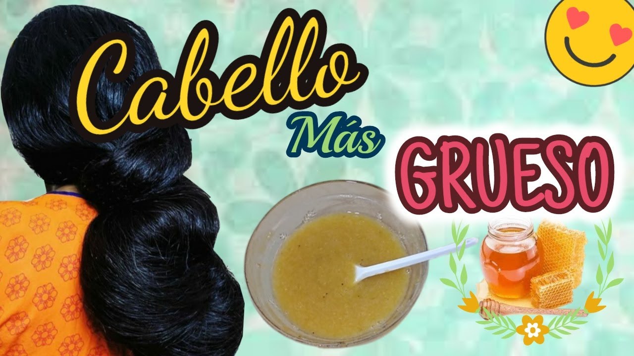🌈Tratamiento para ENGROSAR el cabello y hacerlo crecer//Como engrosar el cabello de forma Natural🌵🌵