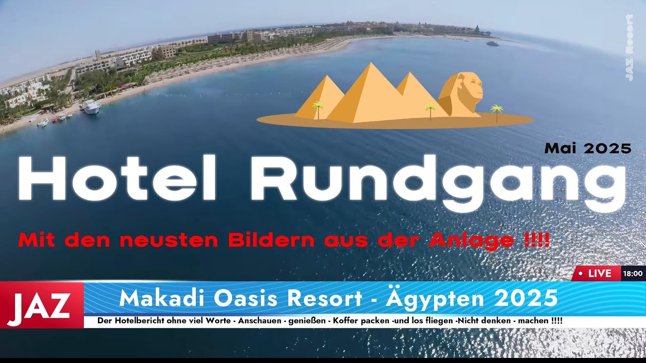 Ägypten 📍 Willkommen im Jaz Makadi Oasis Resort – deinem Traumziel am Roten Meer!