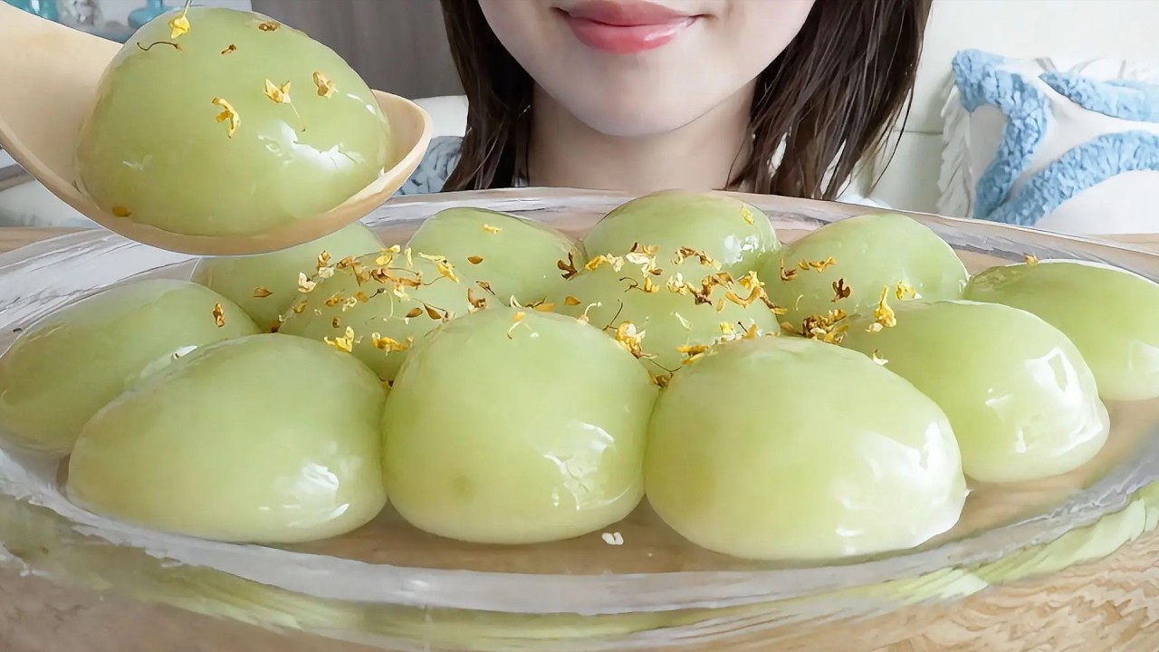 【ASMR】もち&times;果汁がたまらない