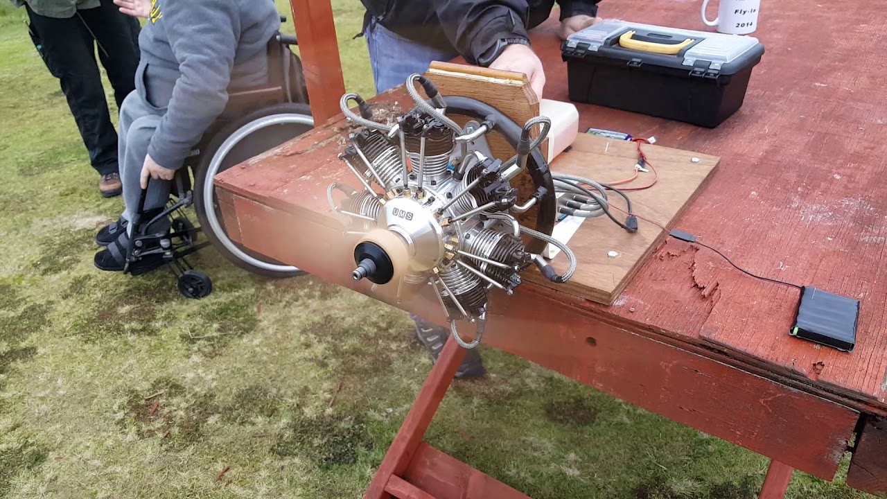 UMS 7-90 4 stroke petrol radial