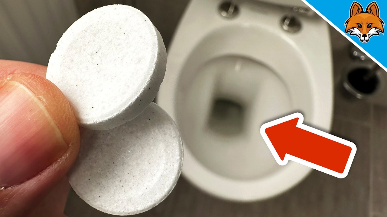 Nur 1 Tablette und die Toilette ist so SAUBER WIE NIE💥(Profi-Geheimtipp)🤯