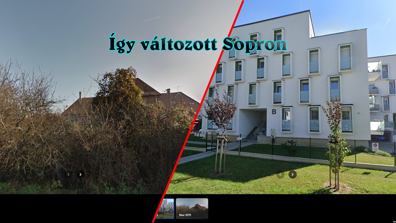 Így változott Sopron (2011 vs. 2023)