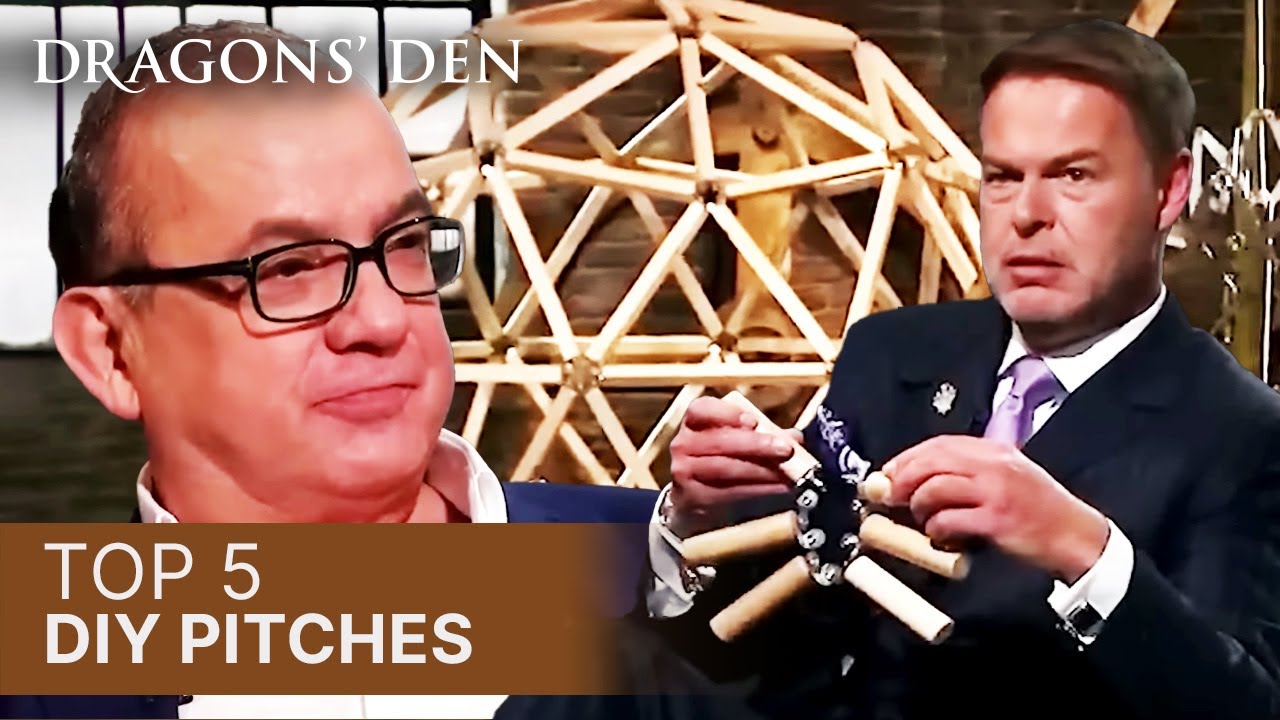 Top 5 DIY Pitches In The Den | Vol.1 | COMPILATION | Dragons' Den
