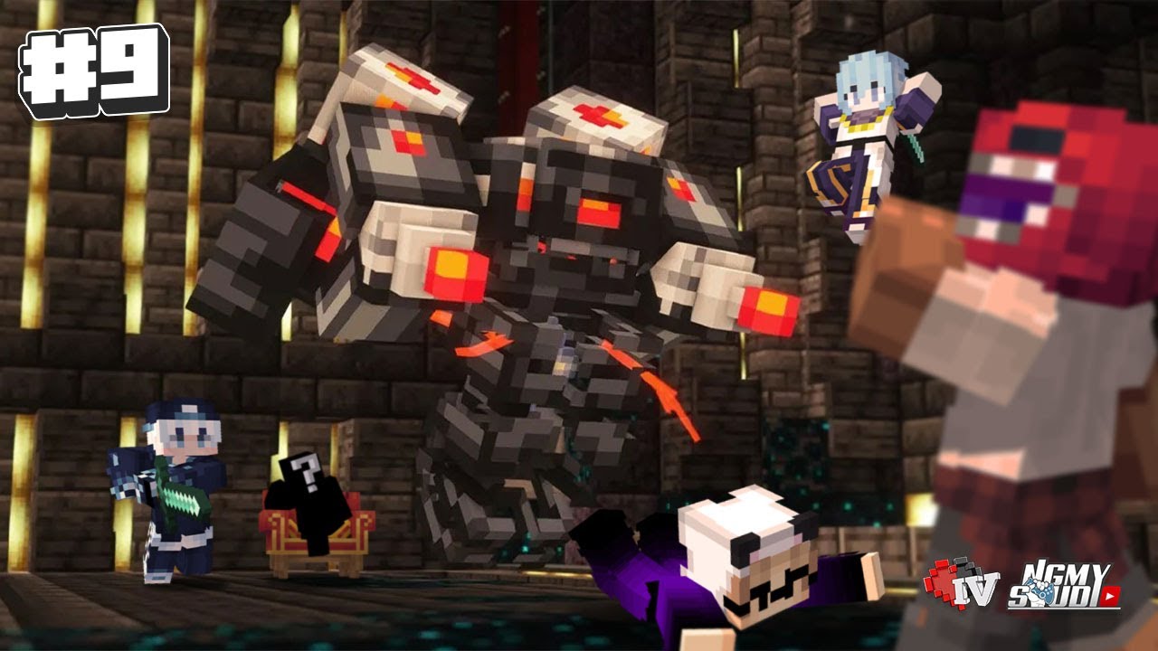 GENG ANAK TOWNHALL?! | Minecraft: Satu Nyawa 4 (Panda) #9