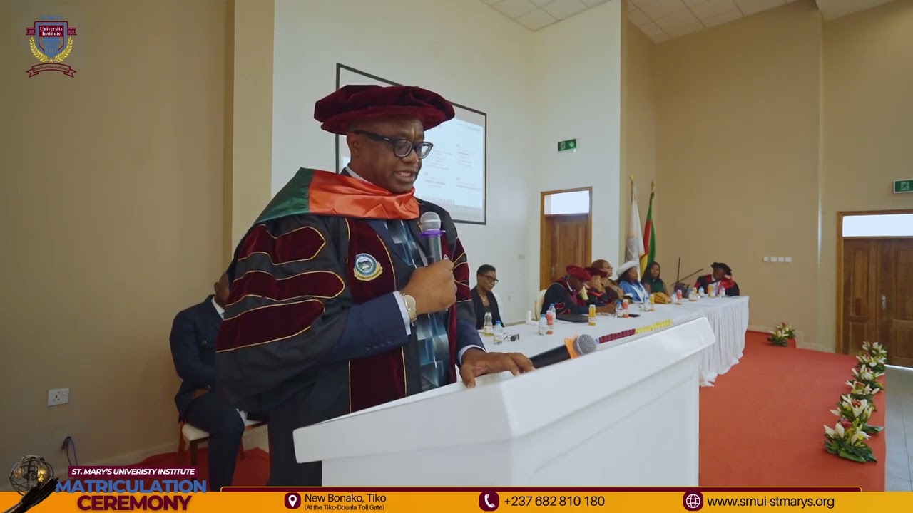 Paul Atang, President & Founder of SMUI | Address at Matriculation Ceremony