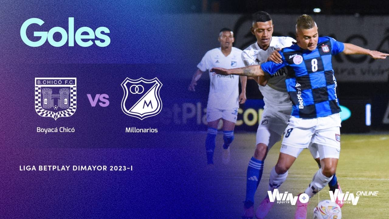Boyac&aacute; Chic&oacute; vs. Millonarios (goles) | Liga BetPlay Dimayor 2023-1 | Fecha 19