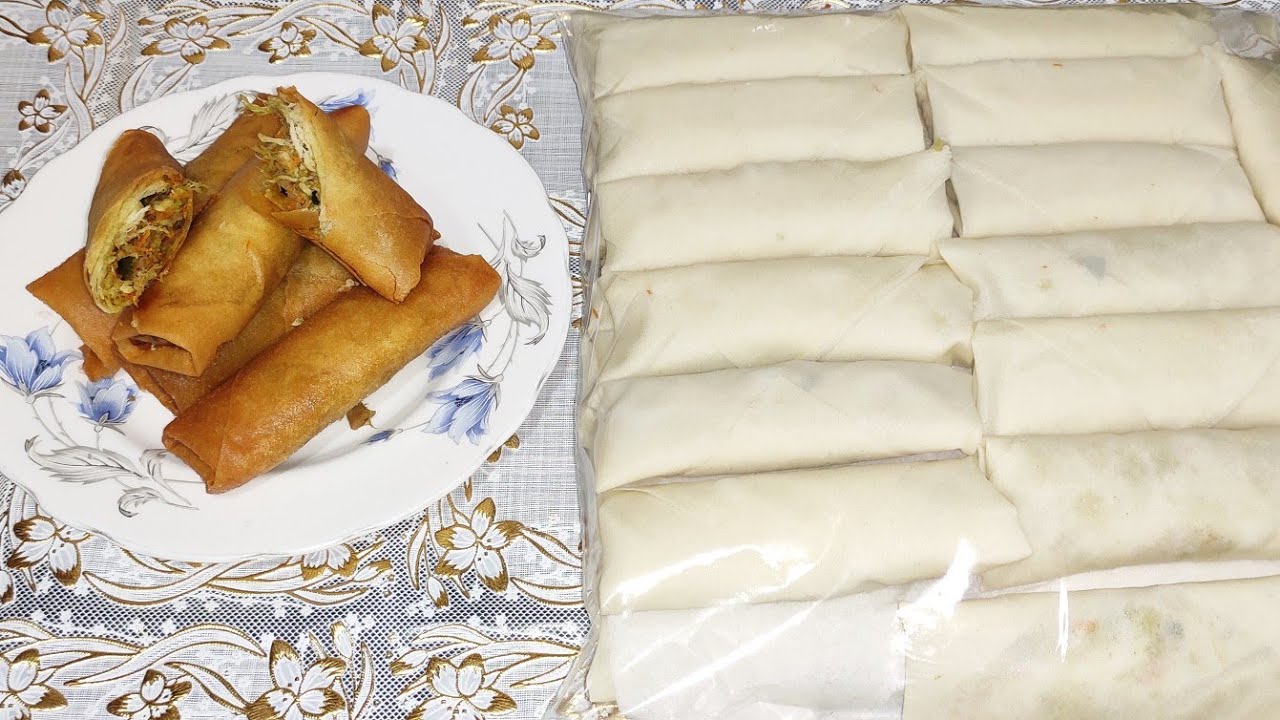 Chicken Spring rolls | chicken roll | chicken starter aur store karne ka tarika | Ramadan #starters