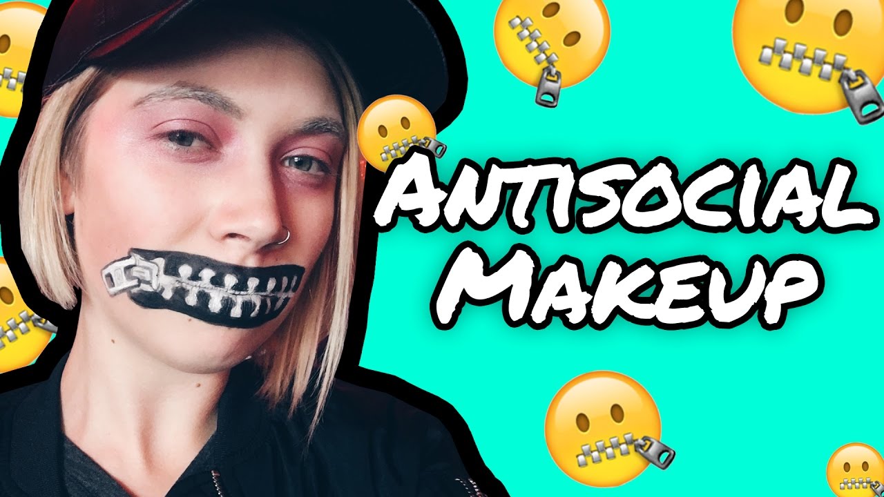 DON'T TALK TO ME - Antisocial Makeup Tutorial // Makeup Your Mood | HISSYFIT