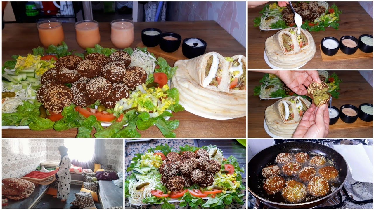 واو واو البنات فلافل من اروع مايكن👌شهيوات من قاع الخابية بدون لحوم البنات/غتولي مدمنة عليهم🥰