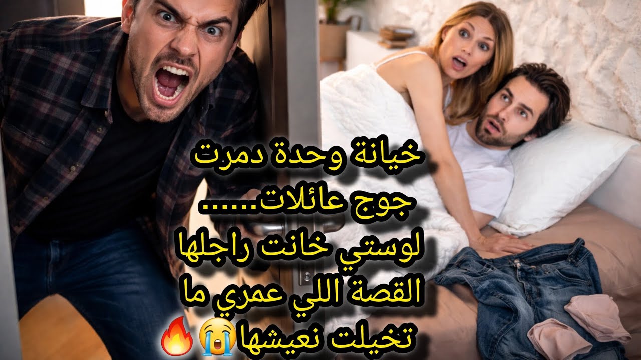  قصة مؤترة للعبرة خيانة وحدة دمرت جوج عائلات.... لوستي خانت راجلها القصة اللي عمري ما تخيلت نعيشها! 